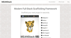Desktop Screenshot of meanstack.net